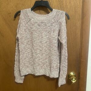 New York & Company Pink Knit Sweater